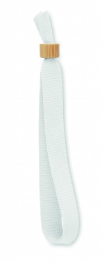 Logo trade promotional merchandise image of: RPET polyester wristband