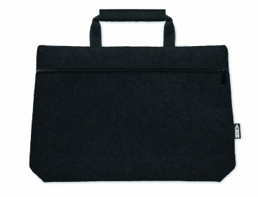 Logotrade promotional merchandise image of: RPET felt zippered laptop bag