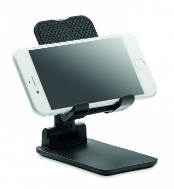 Logo trade promotional products image of: Foldable phone stand in ABS