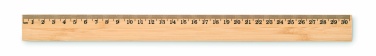 Logo trade promotional giveaways picture of: Ruler in bamboo 30 cm