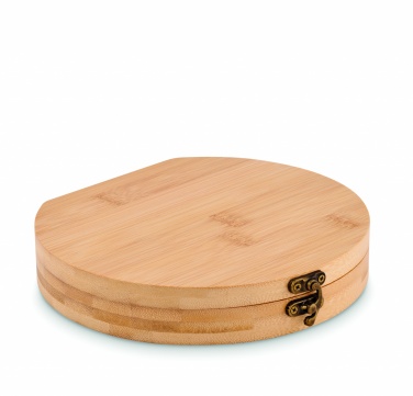 Logo trade promotional gifts picture of: 15 piece tool set bamboo case