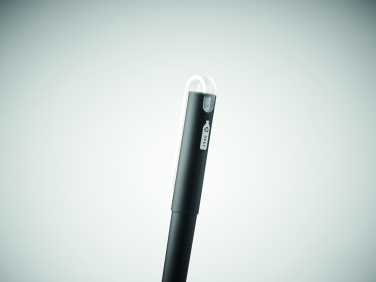 Logo trade promotional products image of: RPET blue gel ink ball pen