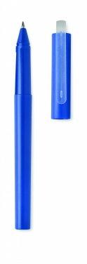 Logo trade promotional gift photo of: RPET blue gel ink ball pen