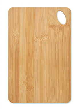 Logo trade promotional giveaway photo of: Large bamboo cutting board