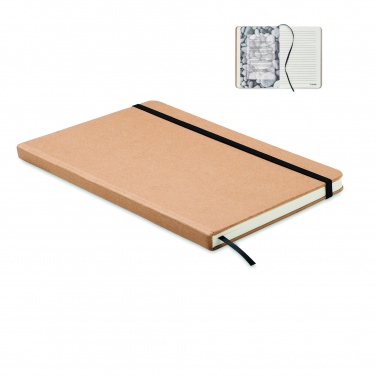 Logo trade promotional item photo of: A5 notebook recycled carton