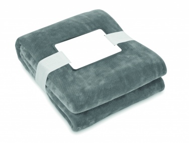 Logo trade promotional merchandise picture of: RPET fleece blanket 280 gr/m²