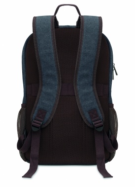 Logo trade promotional giveaway photo of: Laptop backpack in canvas