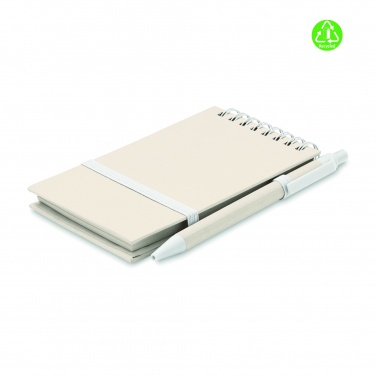 Logo trade promotional gifts image of: A6 milk carton notebook set