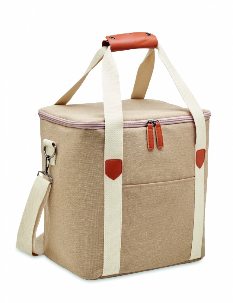 Logo trade advertising product photo of: Large cooler bag canvas 450gr/m