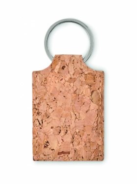 Logotrade corporate gifts photo of: Rectangular cork key ring Imatra