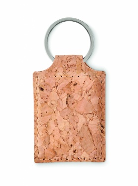 Logotrade promotional item image of: Rectangular cork key ring Imatra