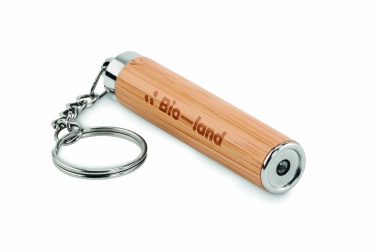 Logo trade corporate gift photo of: Mini bamboo torch with keyring
