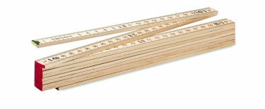 Logotrade promotional gifts photo of: Carpenter ruler in wood 2m