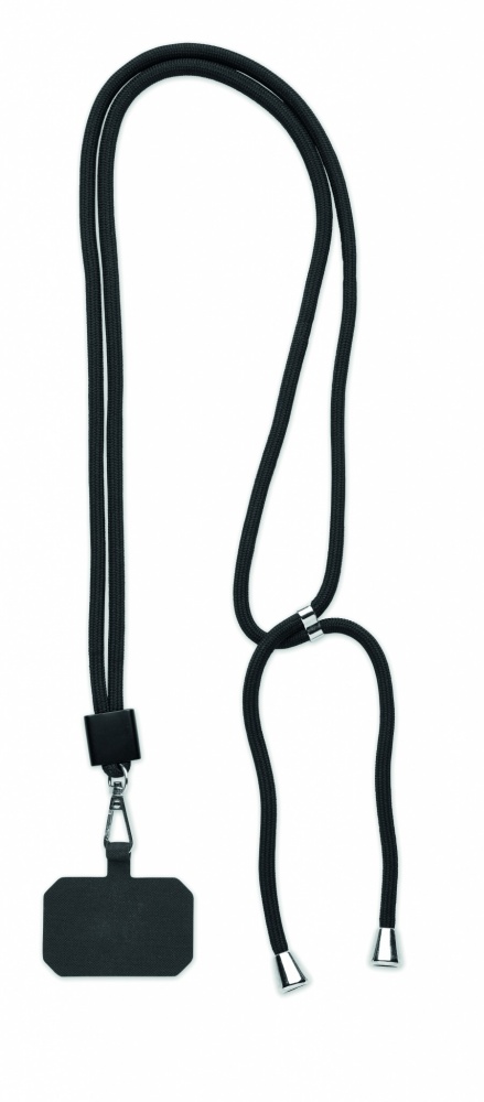 Logo trade promotional products picture of: RPET Phone holder lanyard