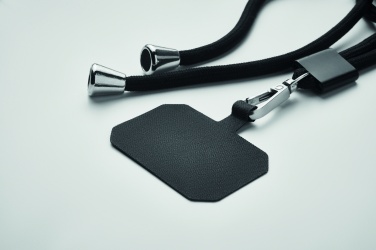 Logo trade business gift photo of: RPET Phone holder lanyard