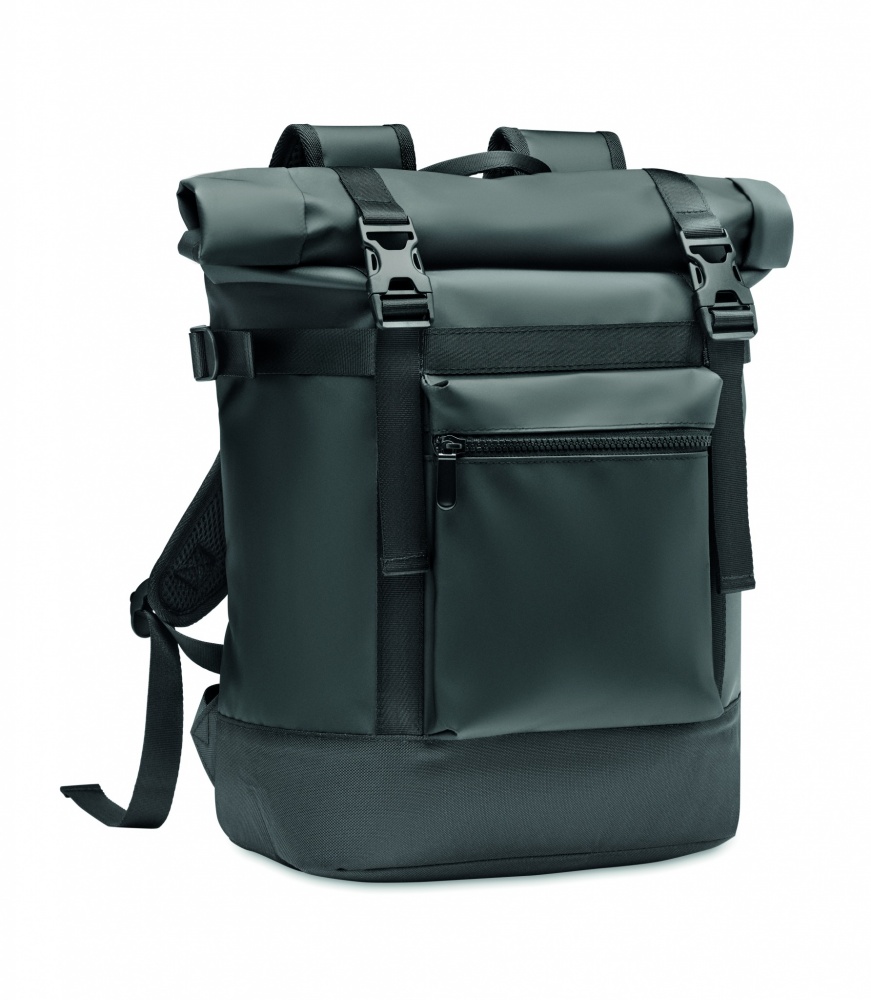Logotrade corporate gift image of: Rolltop backpack 50C tarpaulin
