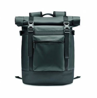 Logo trade promotional giveaways picture of: Rolltop backpack 50C tarpaulin