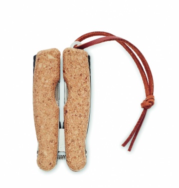 Logotrade promotional giveaways photo of: Multi tool pocket knife cork