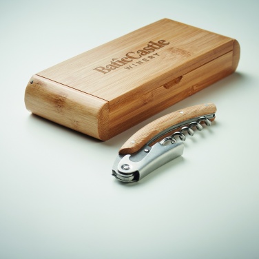 Logo trade promotional products picture of: Waiter's knife in bamboo