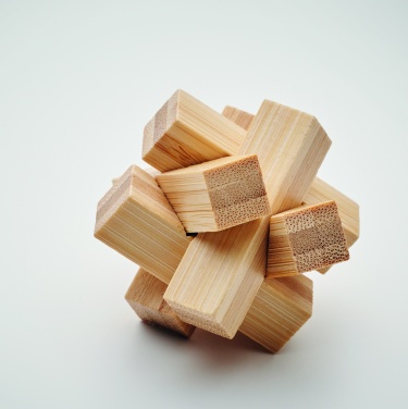 Logotrade promotional merchandise picture of: Bamboo brain teaser star shape
