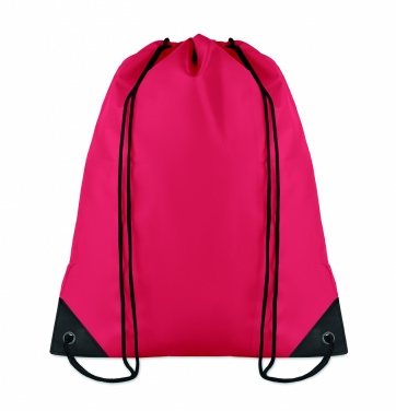 Logo trade advertising product photo of: 190T Polyester drawstring bag