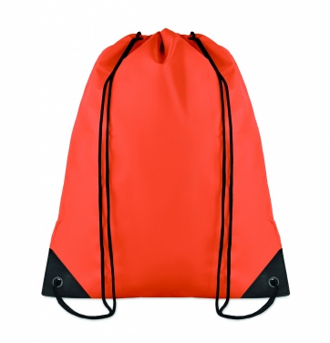 Logo trade advertising product photo of: 190T Polyester drawstring bag