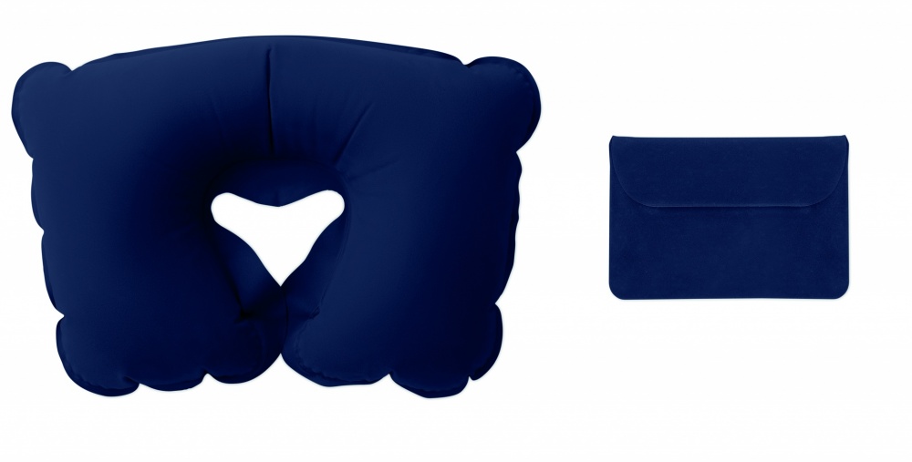 Logo trade business gift photo of: Inflatable pillow in pouch