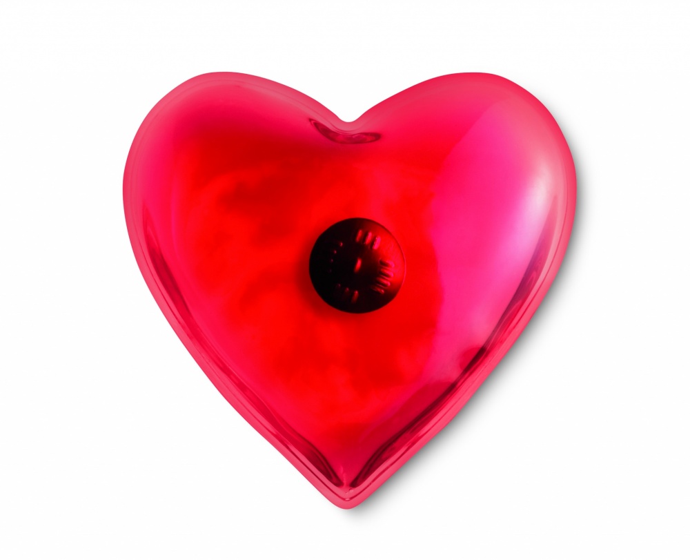 Logo trade promotional items image of: Hand warmer in heart shape