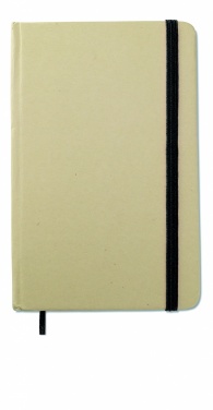Logo trade advertising products image of: A6 recycled notebook 96 plain