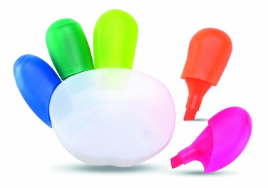 Logo trade advertising products image of: 5 colour highlighter