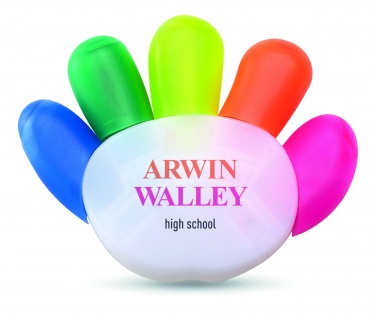 Logo trade corporate gift photo of: 5 colour highlighter