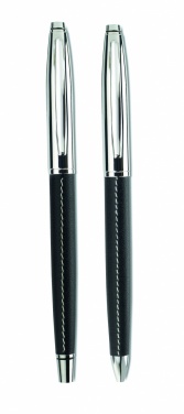 Logo trade promotional products picture of: Ball pen and roller set