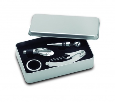 Logotrade promotional giveaway image of: Wine  set in tin box