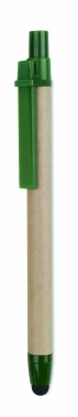 Logo trade promotional giveaways picture of: Recycled carton stylus pen
