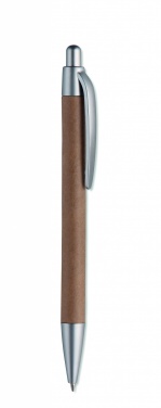 Logo trade promotional giveaway photo of: Carton barrel ball pen