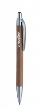 Logotrade promotional merchandise picture of: Carton barrel ball pen