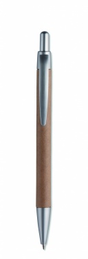 Logo trade advertising products picture of: Carton barrel ball pen