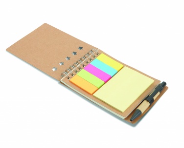 Logo trade corporate gift photo of: Notepad with pen and memo pad