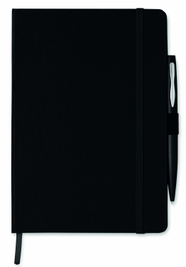 Logotrade promotional merchandise image of: A5 notebook with pen 72 lined