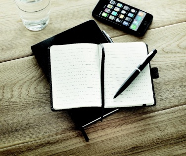 Logo trade promotional gift photo of: A5 notebook with pen 72 lined