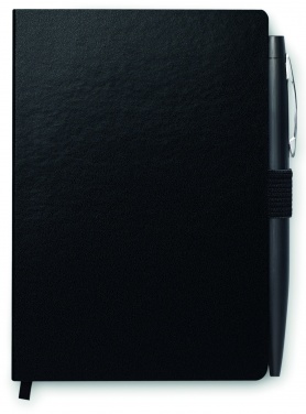 Logotrade advertising product picture of: A6 notebook with pen 72 lined