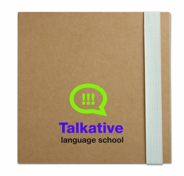 Logo trade promotional items image of: Notebook with memo set and pen