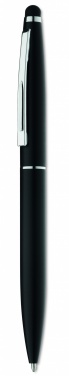 Logo trade promotional gifts picture of: Twist type pen w stylus top