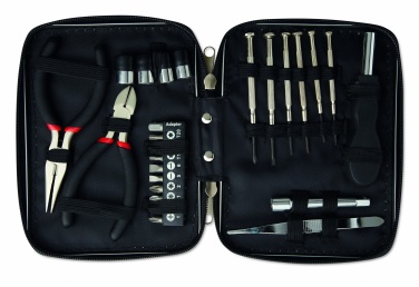Logo trade promotional merchandise picture of: 26 pcs tool in aluminium case