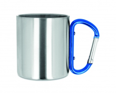 Logo trade promotional products image of: Metal mug & carabiner handle