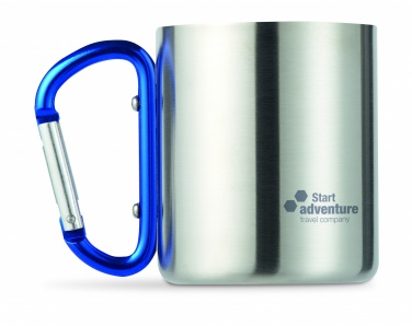 Logotrade promotional product picture of: Metal mug & carabiner handle