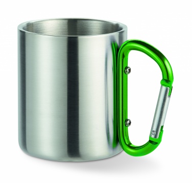 Logotrade promotional giveaway picture of: Metal mug & carabiner handle