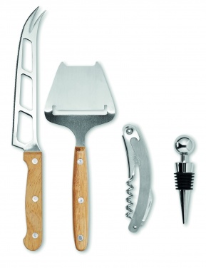 Logo trade corporate gifts image of: Cheese and wine set