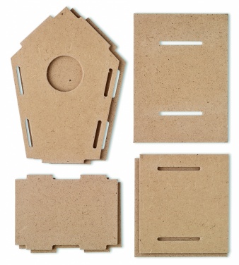 Logo trade promotional giveaways image of: Wooden bird house