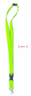 Logo trade promotional giveaways picture of: Lanyard hook and buckle 20 mm